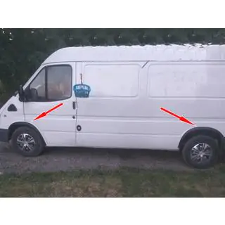 Radlaufverbreiterungen (4 Stk, schwarz)
