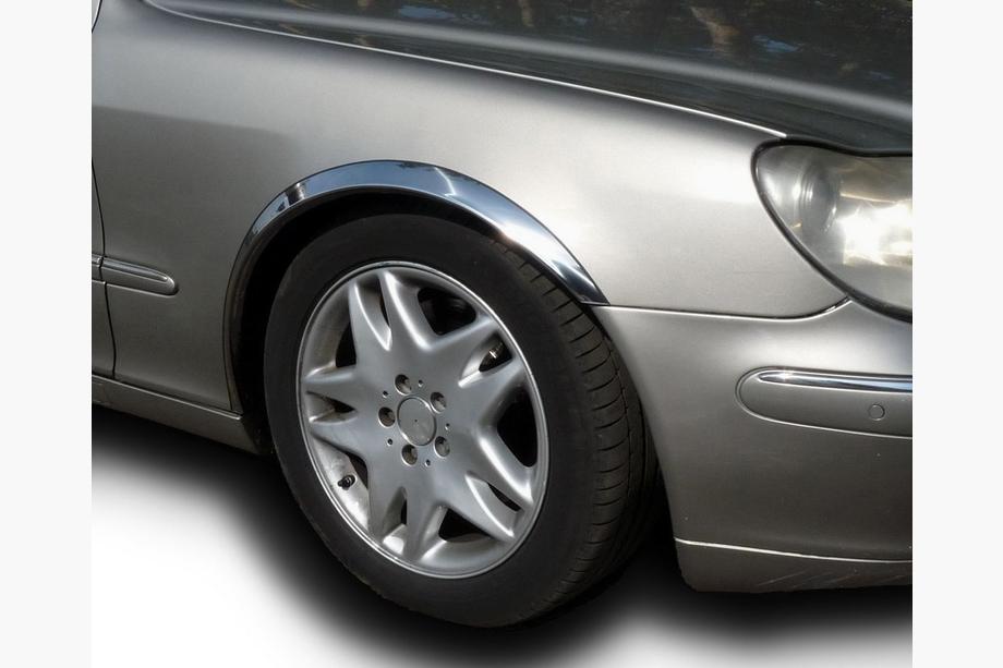 Mercedes S-class W220 1998-2005 Radlaufverkleidungen (4 Stk, Edelstahl) Foto 2
