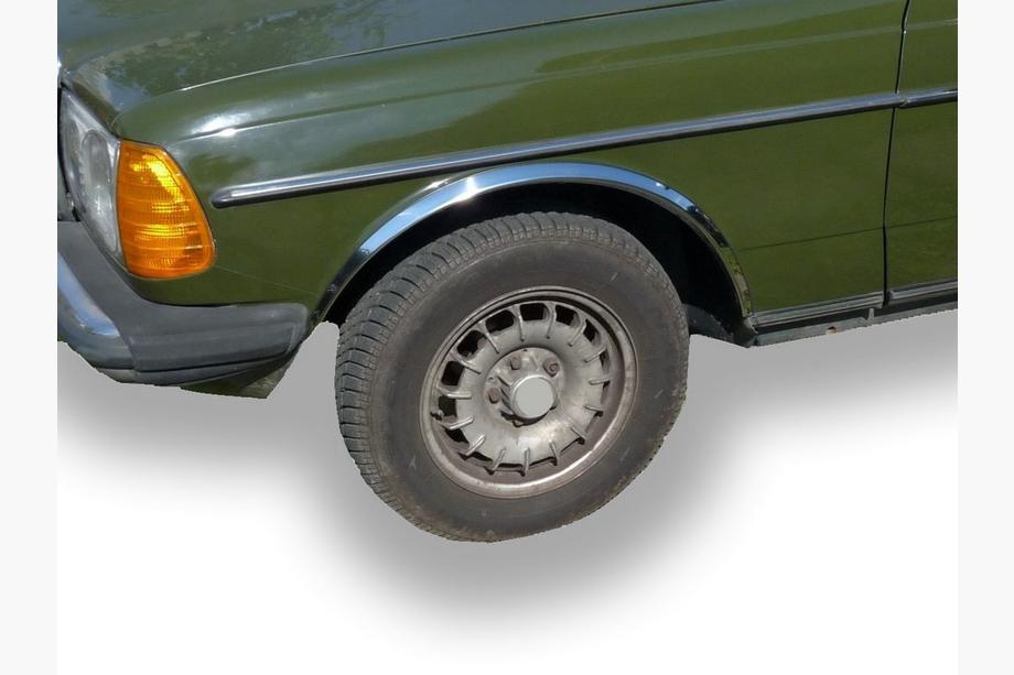 Mercedes W123 1975-1986 Radlaufverkleidungen (4 Stk, Edelstahl) Image