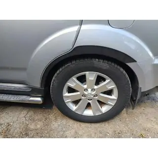 Radlaufverbreiterungen (4 Stk, schwarz) Mitsubishi Outlander 2006-2012 Foto 4