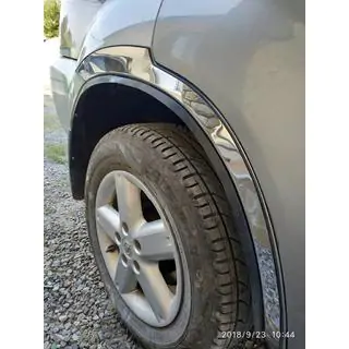 Radlaufverkleidungen (4 Stk, Edelstahl) Nissan X-trail T30 2002-2007 Foto 4