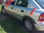 Opel Astra G classic 1998-2012 Radlaufverbreiterungen (SD/HB) (4 Stk, schwarz) Foto 1