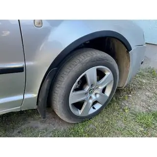 Radlaufverbreiterungen (4 Stk, schwarz) Skoda Superb 2001-2009 Foto 4