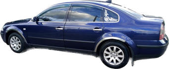 Volkswagen Passat B5 1997-2005 Radlaufverkleidungen (4 Stk, Edelstahl) Kombi, 2000-2005 Foto 3