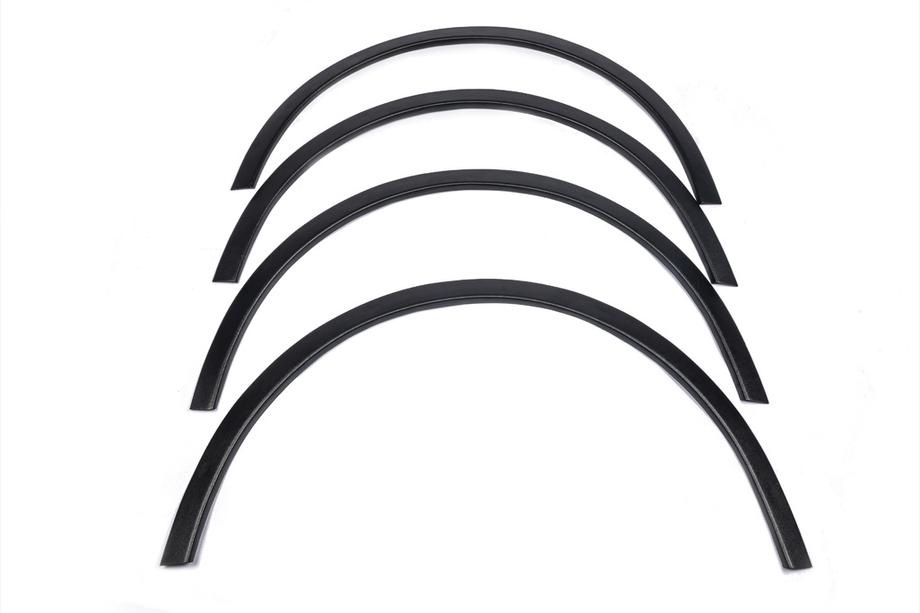 Volkswagen Touran 2003-2010 Radlaufverbreiterungen (4 Stk, schwarz) 2003-2006, Metall Foto 3