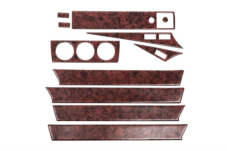 Mercedes W201 (190) 1982-1993 Armaturenbrett Abdeckungen (11-tlg.) Aluminium Image