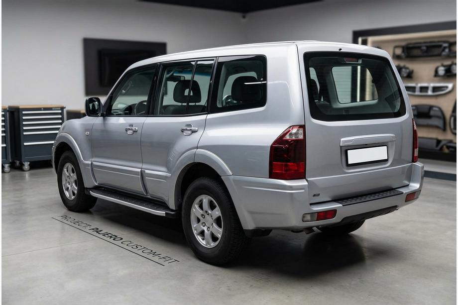 Mitsubishi Pajero Wagon III 1999-2006 Seitenschweller Fullmond (2 Stk., Alu) Image