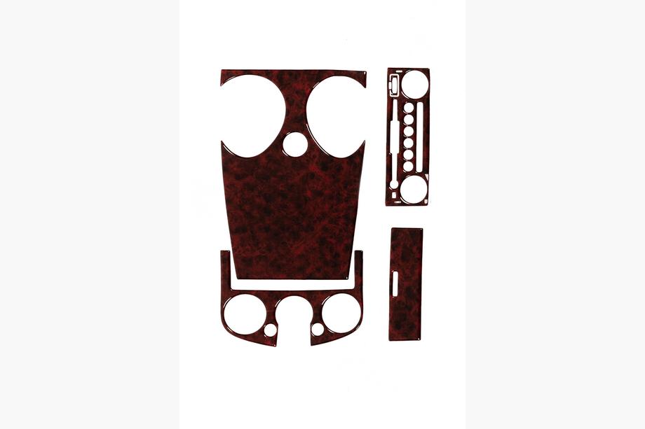 Mitsubishi Colt 2004-2012 Armaturenbrett Abdeckungen (2004-2007) Aluminium Image