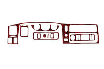 Mitsubishi Pajero Sport 1996-2007 Armaturenbrett Abdeckungen (2002-2007) Carbon Foto 2