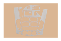 Mitsubishi L200 2006-2015 Armaturenbrett Abdeckungen (11-teilig) Aluminium Foto 3