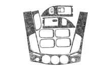 Mitsubishi L200 2006-2015 Armaturenbrett Abdeckungen (11-teilig) Aluminium Foto 2