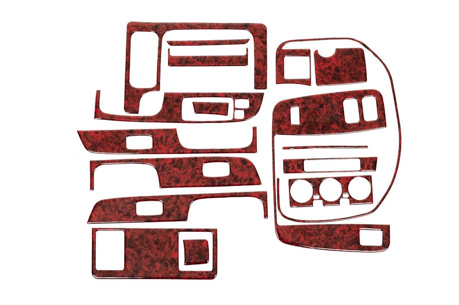 Nissan Patrol Y61 1997-2011 Armaturenbrett Abdeckungen (1998-2000) Aluminium Image