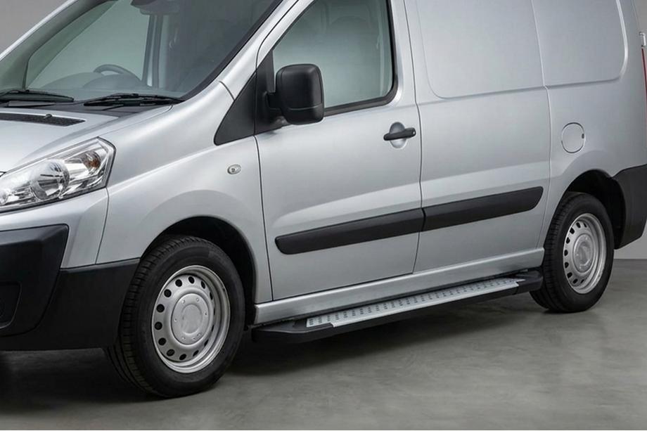 Citroen Jumpy 2007–2017 Seitenschweller Allmond Grey (2 Stk., Edelstahl) Image
