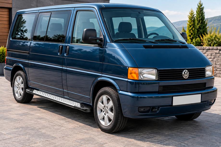 Volkswagen T4 Caravelle/Multivan 1990–2003 Trittbretter Allmond Grey (2 Stk., Alu) Image