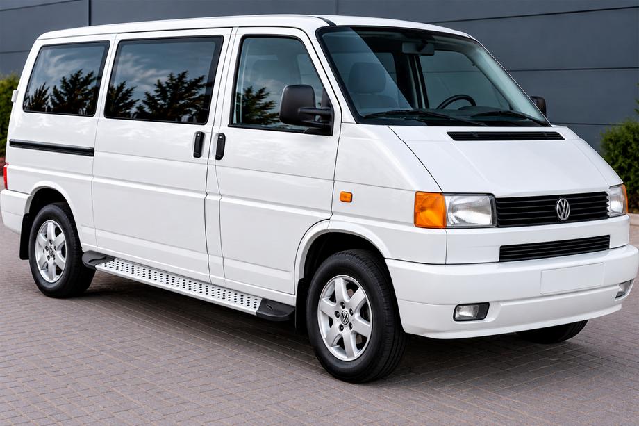 Volkswagen T4 Transporter 1990-2003 Trittbretter Allmond Grey (2 Stk., Alu) Langer Radstand Image