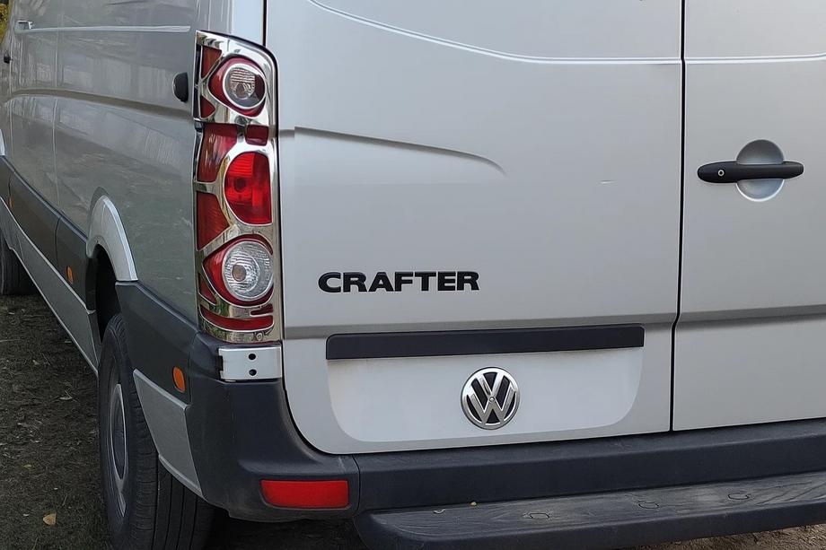 Volkswagen Crafter 2006-2016 Chrom Rückleuchten Abdeckungen (2 Stk, Edelstahl) Image