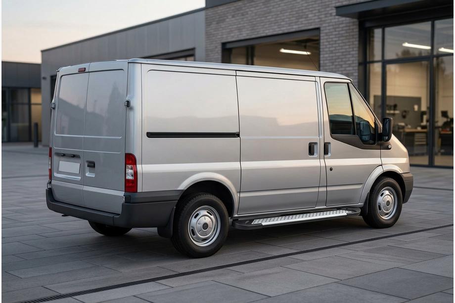 Ford Transit 2000–2014 Trittbretter Allmond Grey (2 Stk., Alu) Image