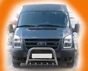 Ford Transit 2000–2014 Frontbügel WT003 (2006-2014, Edelstahl) Foto 5