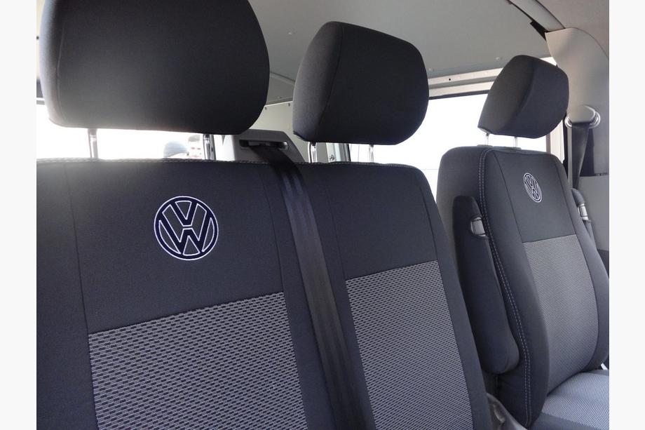 Volkswagen T5 Caravelle 2004-2010 Autositzbezüge (Stoff, Classik) Vollsitzbezug vorne (2+1) Foto 3