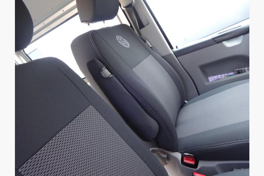 Volkswagen T5 Caravelle 2004-2010 Autositzbezüge (Stoff, Classik) Vollsitzbezug vorne (2+1) Foto 5