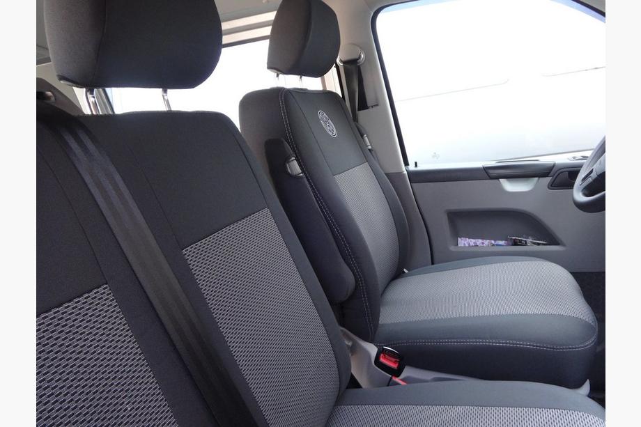 Volkswagen T5 Caravelle 2004-2010 Autositzbezüge (Stoff, Classik) Vollsitzbezug vorne (2+1) Foto 7