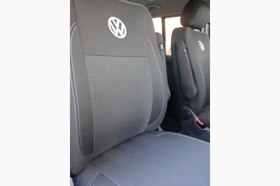 Volkswagen T5 Caravelle 2004-2010 Autositzbezüge (Kunstleder und Stoff, Premium) Foto 11