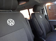 Volkswagen T5 2010-2015 Autositzbezüge (Kunstleder↗Stoff, Premium) Foto 9