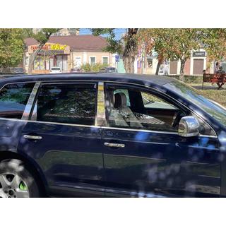 Chrom Türsäulen Abdeckung (6 Stk, Edelstahl) Volkswagen Touareg 2002–2010 Foto 2