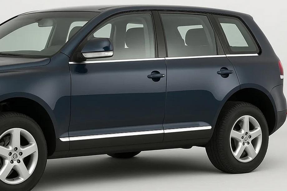Volkswagen Touareg 2002–2010 Fensterleisten unten Edelstahl (6 Stk) Image