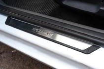 Ford Focus II 2008-2011 Einstiegsleisten Abdeckungen Chrom (Flexill, 4Stk) Foto 1