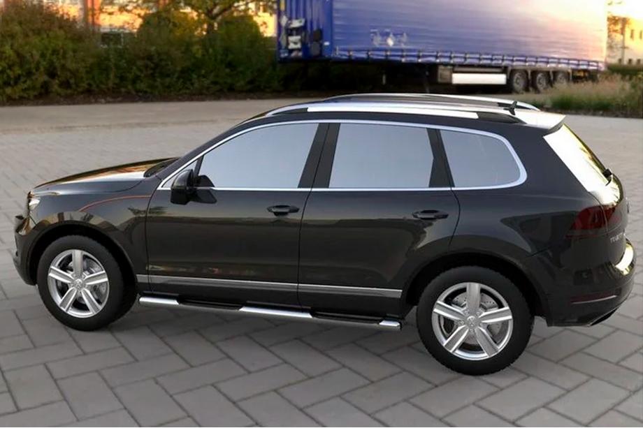 Volkswagen Touareg 2010-2018 Seitliche Rohre (2 Stk, Edelstahl) Image