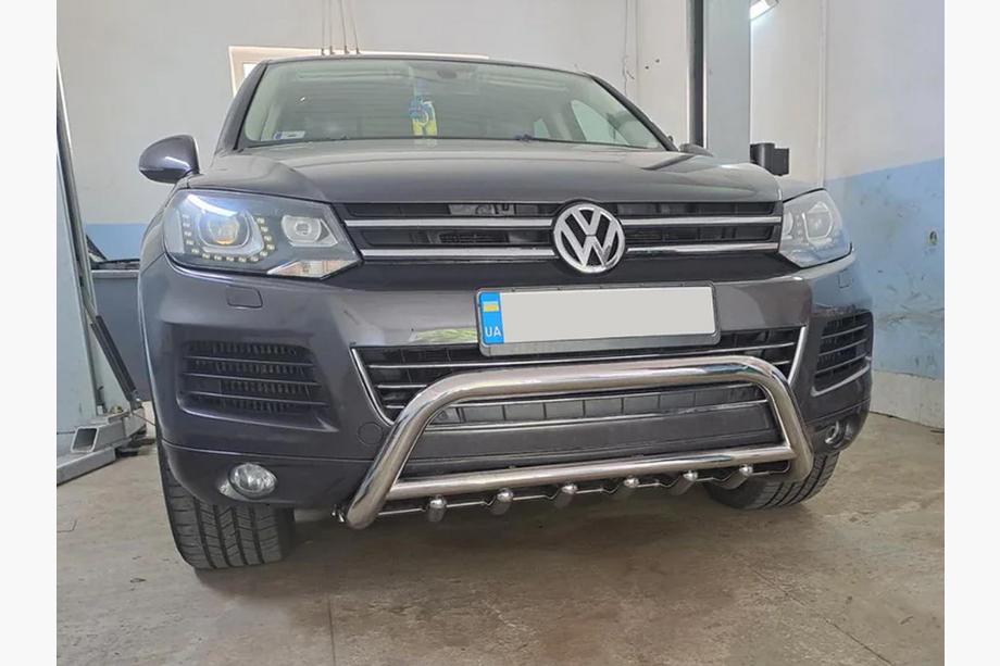 Volkswagen Touareg 2010-2018 Frontbügel WT003 (Edelstahl) Image