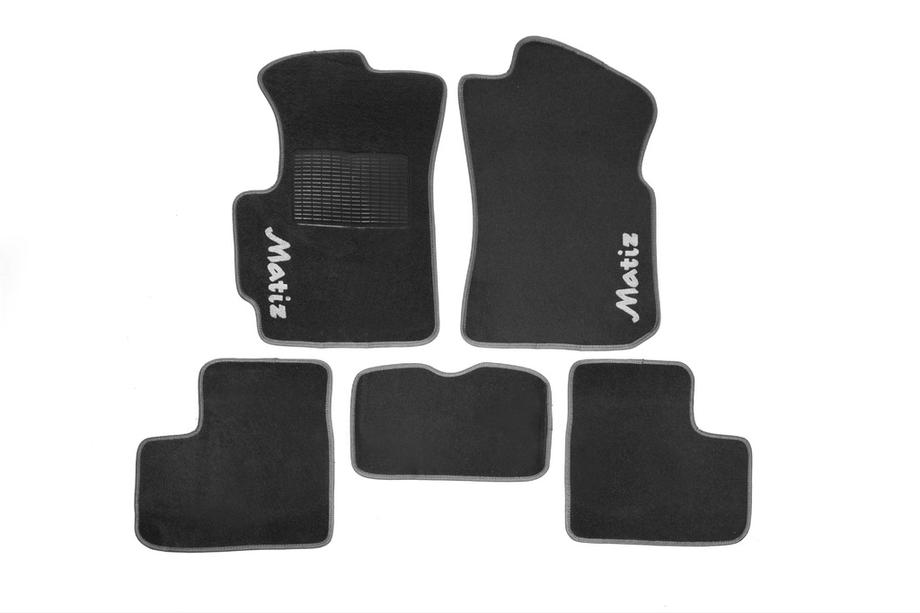 Daewoo Matiz 1998-2008 Textil Fußmatten (Velgum) Image