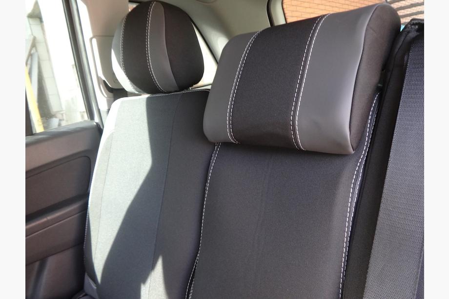 Opel Zafira B 2005–2011 Autositzbezüge (Kunstleder↗Stoff, Premium) Foto 5