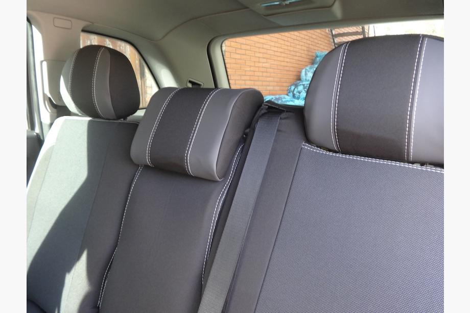 Opel Zafira B 2005–2011 Autositzbezüge (Kunstleder↗Stoff, Premium) Foto 6