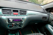 Mitsubishi Lancer 9 2004-2008 Armaturenbrett Abdeckung V1 (Meric) Holz Foto 1