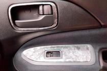 Mitsubishi Lancer 9 2004-2008 Armaturenbrett Abdeckung V1 (Meric) Holz Foto 4