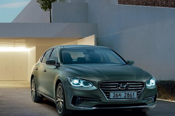 Übersicht der Flaggschiff-Limousine der neuen Generation Hyundai Grandeur
