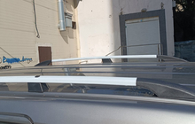 Nissan NV200 2009- Dachreling Chrom 143 cm, Gusseiserne Fuesse Foto 11
