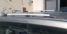 Nissan NV200 2009- Dachreling Chrom 143 cm, Gusseiserne Fuesse Foto 12