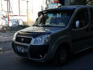 Fiat Doblo I 2001-2005 Frontscheibenblende (schwarz glanz, 5mm) Foto 7