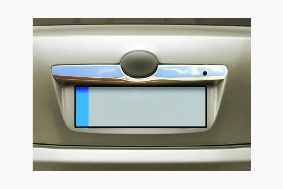Toyota Camry 2006-2011 Chromleiste über dem Kennzeichen (Edelstahl) Image