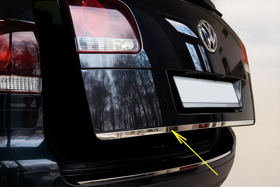 Volkswagen Touareg 2002–2010 Chromleiste Kofferraumdeckel Carmos - (ABS) Foto 1