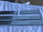Hyundai Accent 2011-2017 Einstiegsleisten Abdeckungen Nataniko (4 Stk., Edelstahl) Premium - 3M Klebeband, 0.8 mm Foto 2