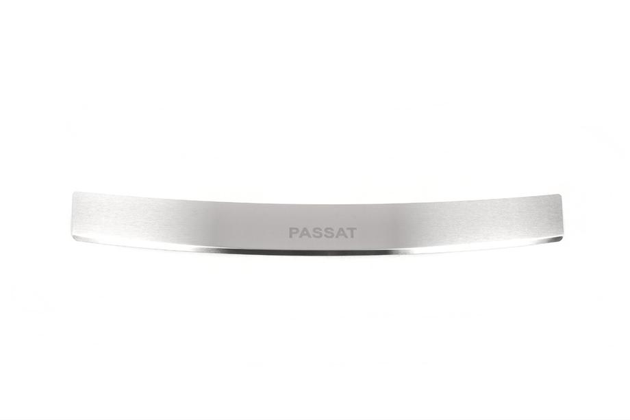 Volkswagen Passat B7 2012-2015 Heckstoßstangenschutz mit Kante Nataniko (Edelstahl) Image