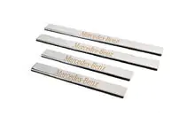 Mercedes E-class W210 1995-2002 Einstiegsleisten Edelstahl Carmos 4 Stück Foto 1