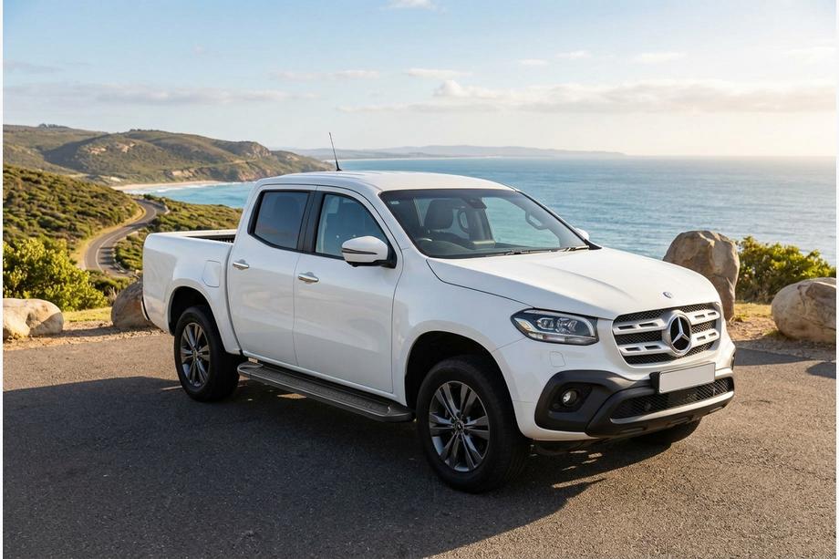 Mercedes X class 2017-2020 Trittbretter Allmond Black (2 Stk., Aluminium) Image