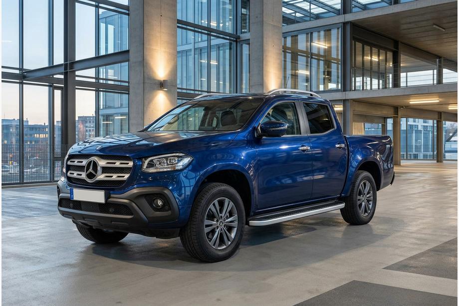 Mercedes X class 2017-2020 Seitenschweller Tayga Grey V1 (2 Stk., Aluminium) Image