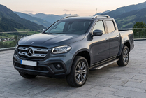 Mercedes X class 2017-2020 Seitenschweller Bosphore Grey (2 Stk., Aluminium) Foto 1