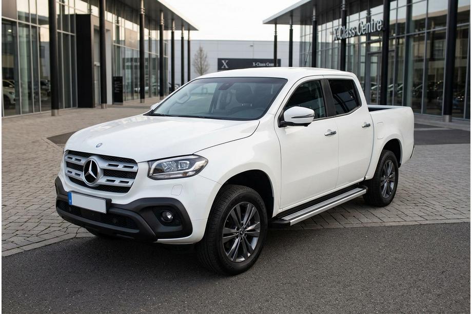 Mercedes X class 2017-2020 Trittbretter Maya V4 (2 Stk., Aluminium) Image